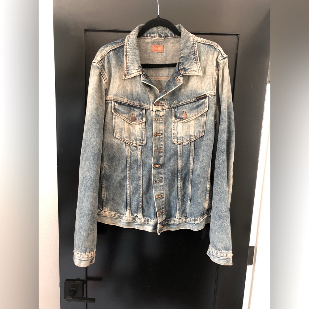 Nudie jeans Billy shimmering indigo jean jacket xl